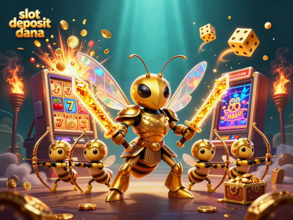 Engage in thrilling slot deposit dana gaming with dynamic characters and jackpot elements bursting with excitement.