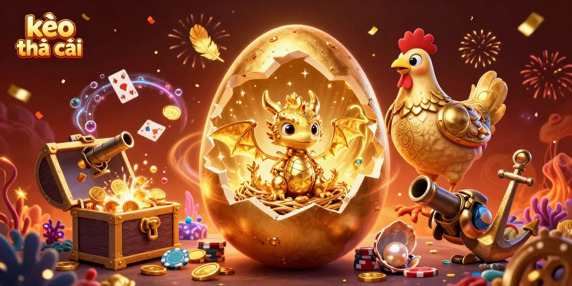 Bet on kèo nhà cái with a captivating scene of a golden dragon amidst casino symbols.