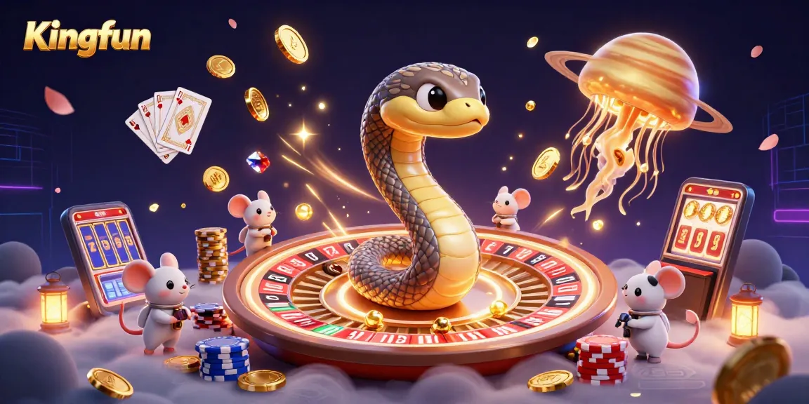 Play to win big at Kingfun, where cosmic characters and gambling thrill collide.
