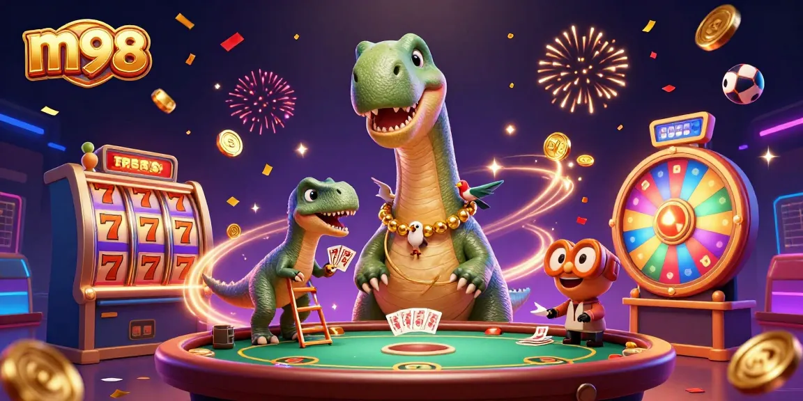Experience thrilling m98 gameplay with vibrant slot elements and dynamic casino action.
